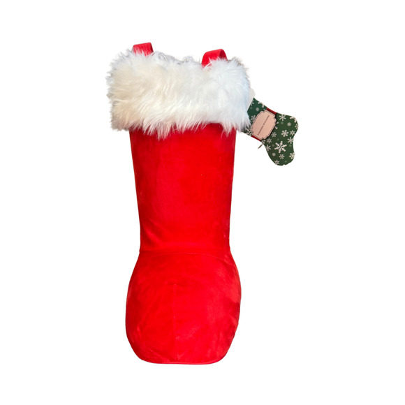 Christmas Stocking Plush Basket - NWT - Picture 4 of 7